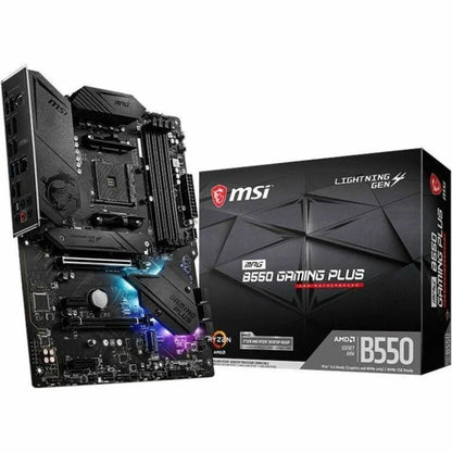 MPG B550 GAMING plus AM4 AMD B550 SATA 6Gbs DDR4 Ryzen 5000 / 4000G / 3000 ATX Motherboard