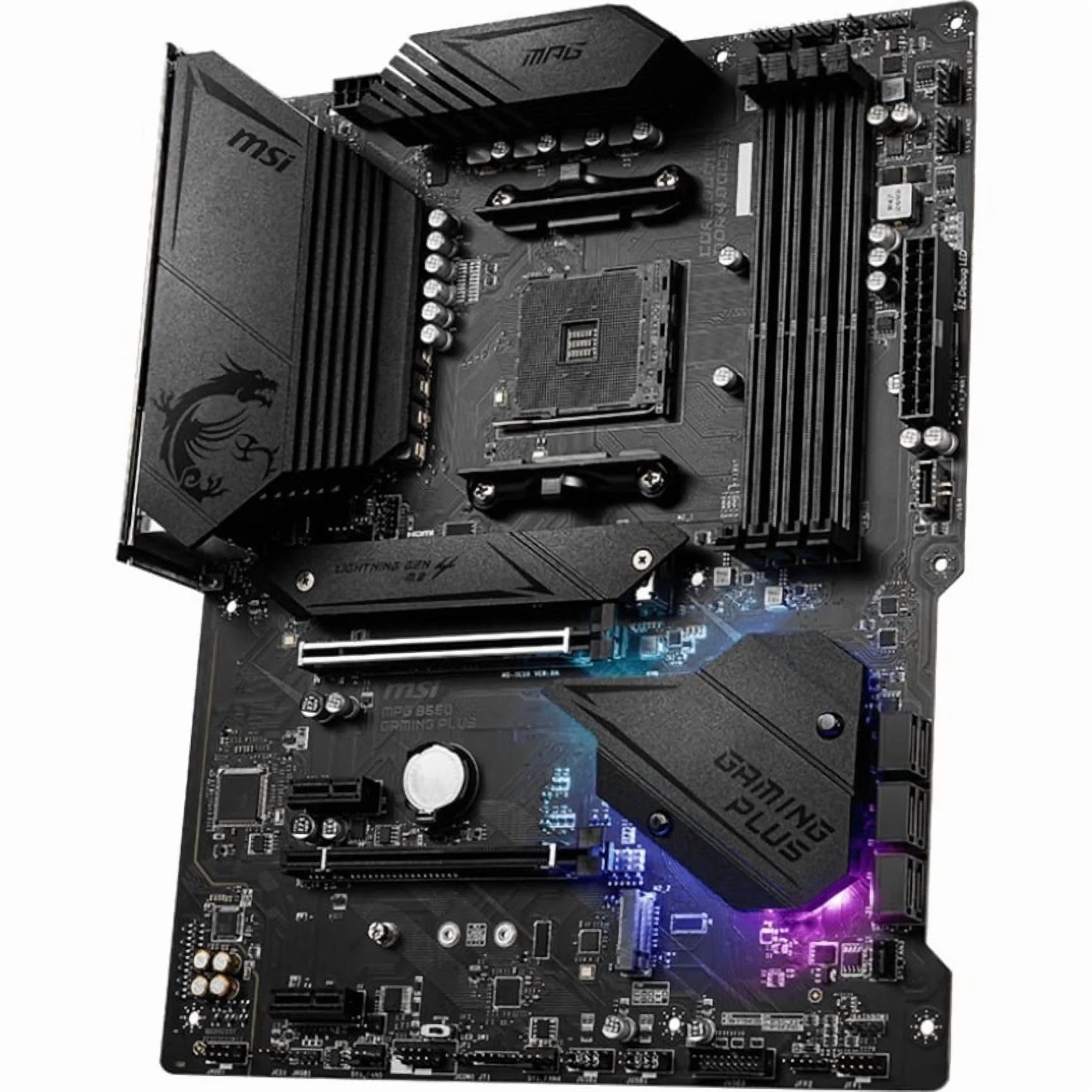 MPG B550 GAMING plus AM4 AMD B550 SATA 6Gbs DDR4 Ryzen 5000 / 4000G / 3000 ATX Motherboard